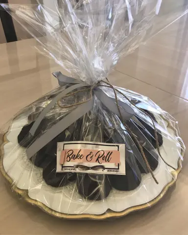 طلبية مميزة #bakeandroll_ #jeddah#cookies#chocolate