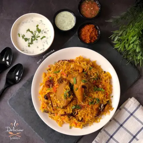 برياني ديلشز ‍♂️ متوفر غداً الاثنين . . لحجز طلباتكم عن طريق الواتساب #delicious #mum #saudiarabia #jeddah