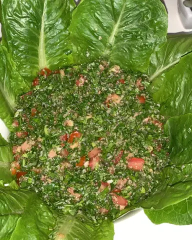 تبولة لبنانيه على اصولها