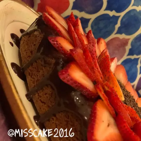 كيكة الفراولة جداً لذيذ ورائع