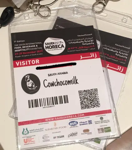 زيارتنا للمعرض الدولي للأغذية والمشروبات والضيافة our visit to the saudi international food , beverage & hospitality exhibition #Riyadh #saudihoreca #cowchocomilk #hotchocolate ❤️