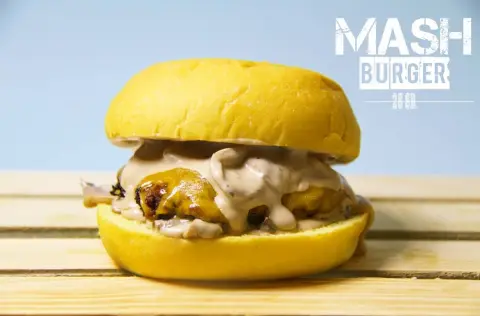 Treat yourself to the best burger in town, right here at ☄ .