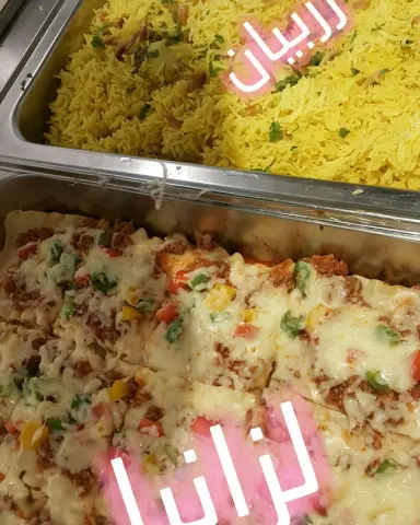 رز زربيان بالدجاج و لزانيا