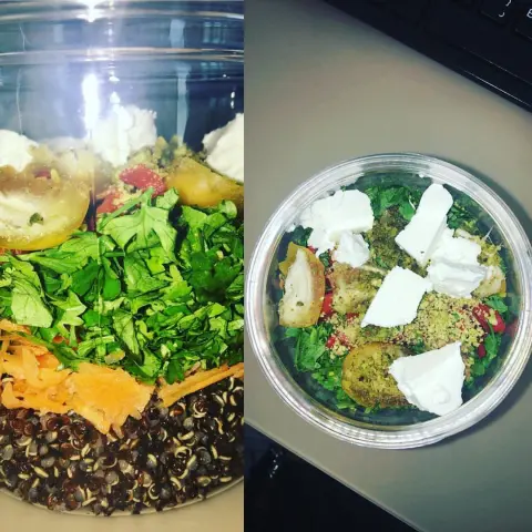 Sweet quinoa #saladonthego #salad #quinoa #saudiarabia #lunchbreak #lunchtime #lunch #healthy #غدا #غداء #سلطات #صحي #كينوا
