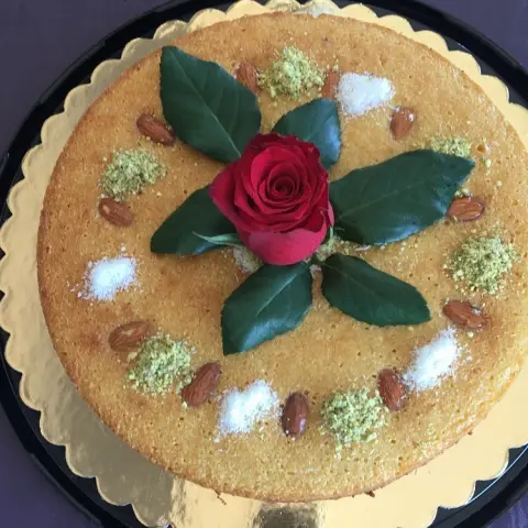 بسبوسة الفستق واللوز يومياً بسويت اند مور