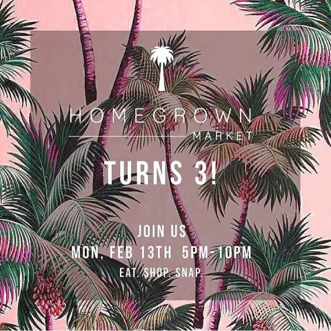 Join us on Monday 13th of February to celebrate their 3rd anniversary from 5pm-10pm.