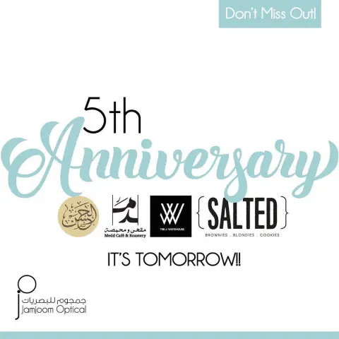 Find us anniversary event tomorrow evening don't miss out