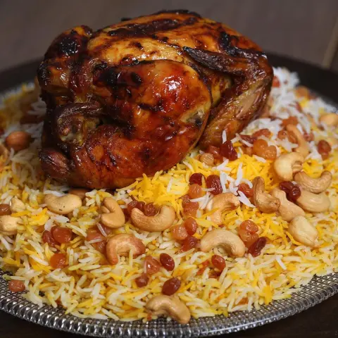 حمام محشي مع صوص الكرز