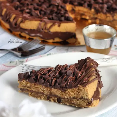 Cookies cake - - - - - - - - - - #cookies#cake#chocolate #Nutella#ksa#order #homemade #home-bakery#كيكة_الكوكيز #كوكيز_كيك #نوتيلا #