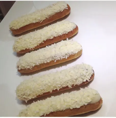 My personal favourite, coconut eclair