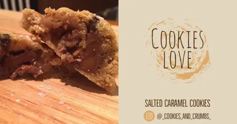 سالتد كراميل كوكيز salted caramel cookies . . #كوكيز_اند_كرمبز#حلى#حلويات#كوكيز#لذيذ#الرياض#طلبات#حفلة_تخرج#حفلة_نجاح#فطور#قهوة#فعالية#ايفينت#براونيز#ماجيك_بارز#مربعات_الشوفان #cookiesandcrumbs#cookies#yummy#riyadh#orders#party#breakfast#coffee#event#carnival#brownies#magicbars# #oatssquares