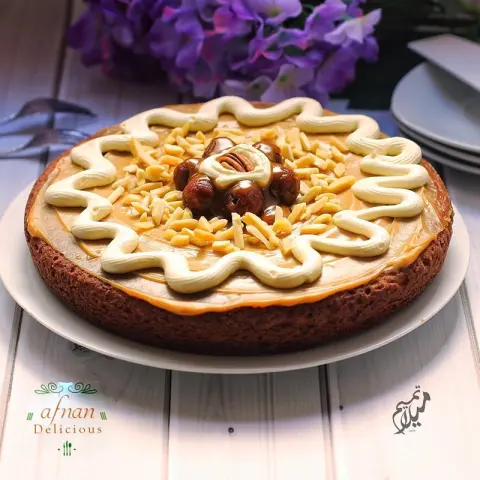 كيكة التمر Date Cake يمكنكم الطلب الآن على الواتساب عبر الرقم :