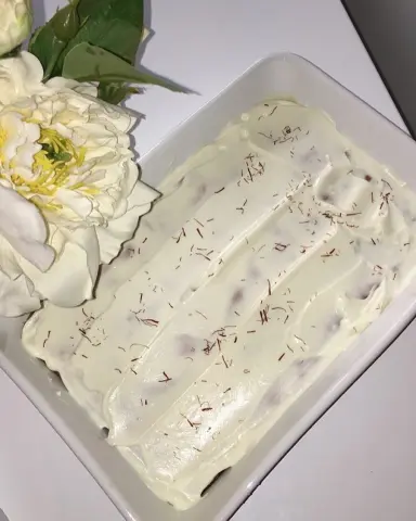 متوفر لتسليم .. جديدنا كيكة الحليب بالزعفران .. مع الصوص اللذيذ ب85 ريال للطلب واتس اب على الرقم