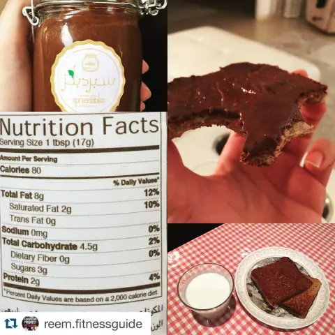 #Repost with ・・・ Enjoyed this very yummy & healthy snack by ❤️ best choice if u care about what u put in ur body ! an excellent choice for kids too instead of regular chocolate my kids loved it ! They ate it before I was even able to take any pics thank you very much and best of luck. #reemfitnessguide