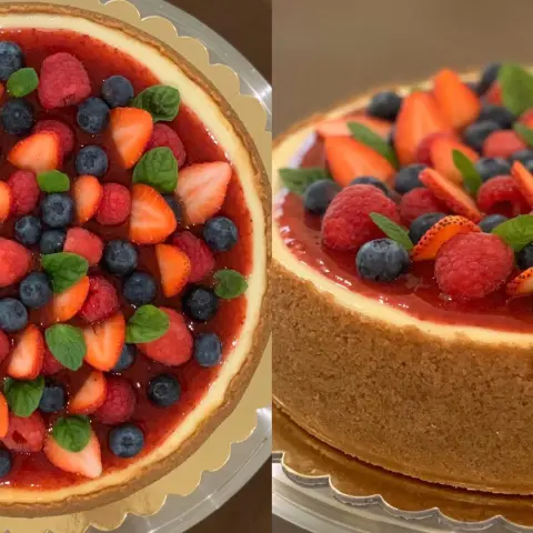 Classic baked Cheesecake #dammam #khobar #dhahran