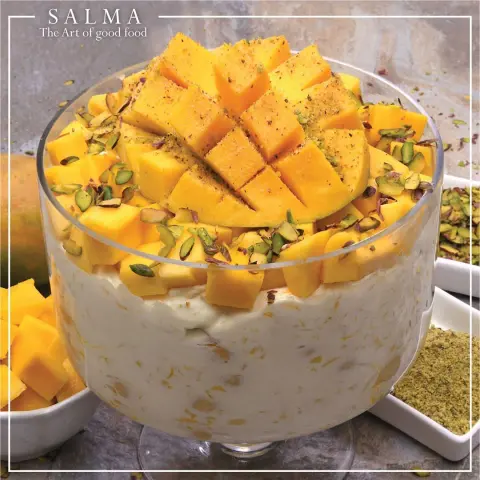 ترايفل المانجو . Mango Trifle