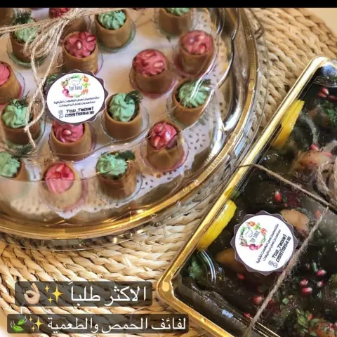 لفائف الحمص + ورق عنب ✨