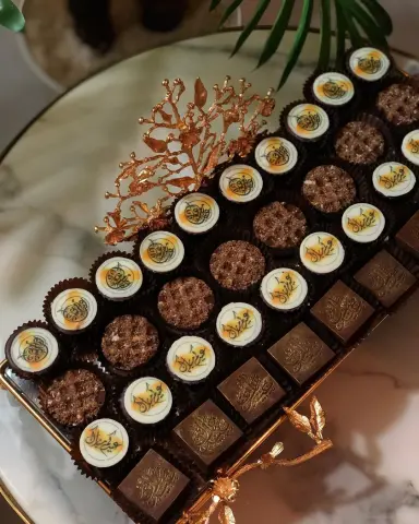 الشوكلت والصواني من تنفيذ سويت السمو