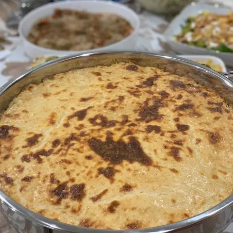 صينية رز بالقشطة