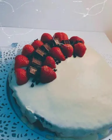 كيكه الفراوله ♥️♥️