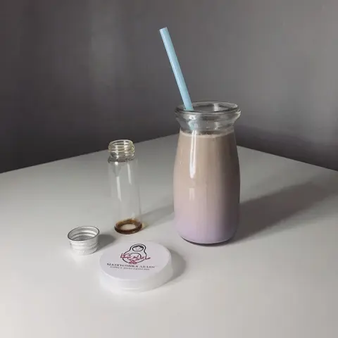 Rose latte