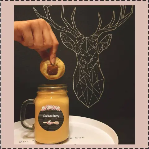 يحتاجلها تغميسة #riyadhseason #dessert #cookies #cafe #موسم_الرياض #كوكيز #حلى #كافيهات_الرياض
