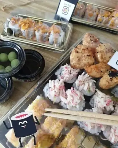 #سوشي #خلك_في_البيت #sushi