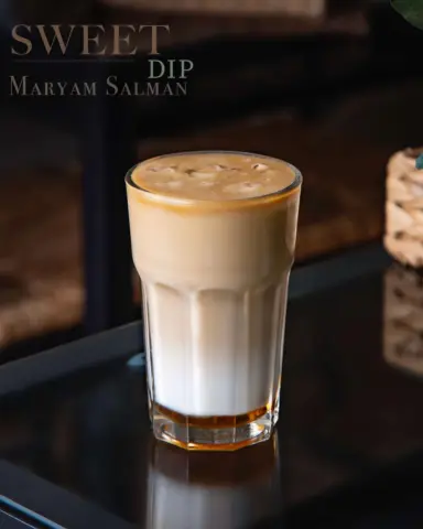 Our special iced caramel macchiato