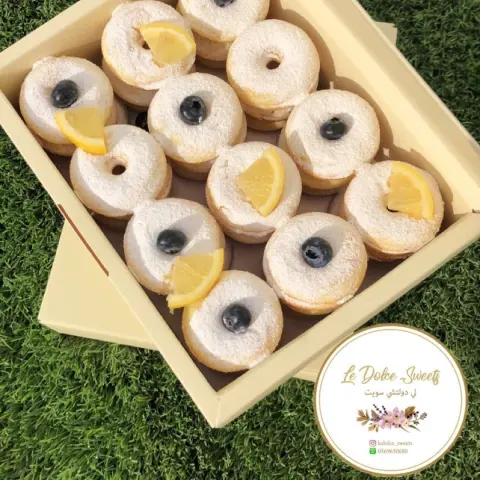 #دونات الليمون .. الاكثر طلب لذيذ وطررري يذوووب بالفم