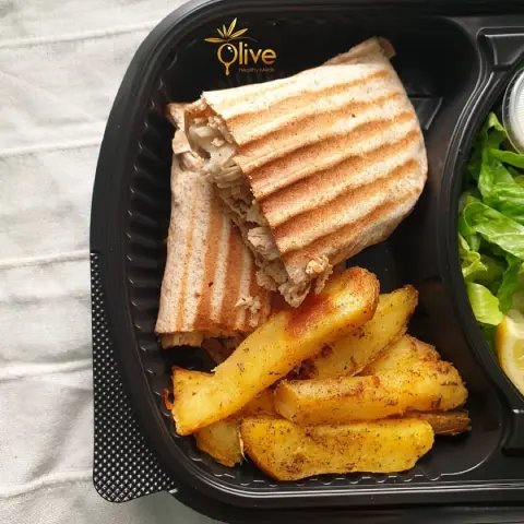 شاورما دجاج ✨ #شاورما_صحية #healthy_recipes #وجبات_صحية
