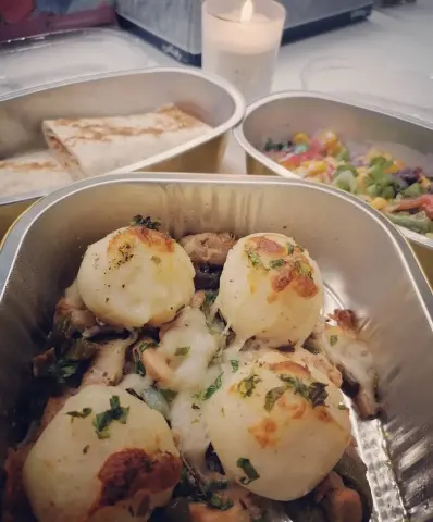 كرات البطاطس بالدجاج