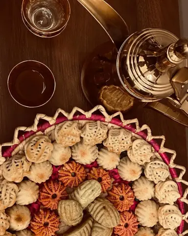 كل عام وأنتم إلى الرحمن أقرب وكل عام وأنتم بخير ♥️ #معمول_تمر #معمول_العيد #معمول_هش #معمول_لذيذ