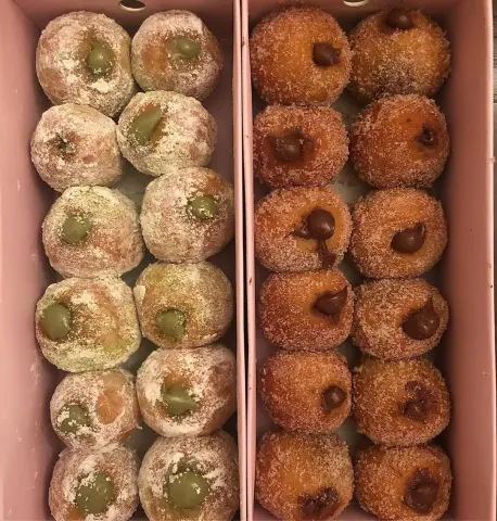 Available now pistachio and nutella متوفر الأن نوتيلا و فستق