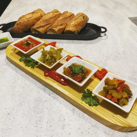 Party platter achar#riyadh #homemade #natural #homemadefood #gathering #party #partyfood #partyideas #ksafood #tasty #tastyfood #riyadhplaces