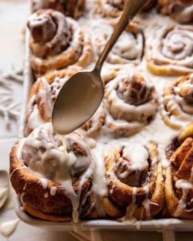 Merry Christmas! We’re making these Eggnog Cinnamon Rolls. What are you cooking We hope you have safe, warm and delicious holiday! #merrychristmas #christmasmorning #eggnog #cinnamonbuns #yum #food #christmas #halfbakedharvest #merry #cinnamonrolls