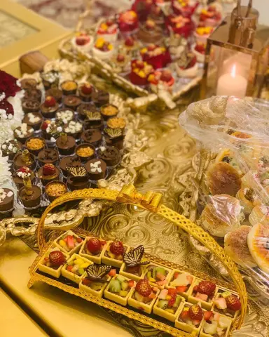 ضيافة لذة حلا # توزيعات # حلويات # موالح # جدة # مكة #خليص