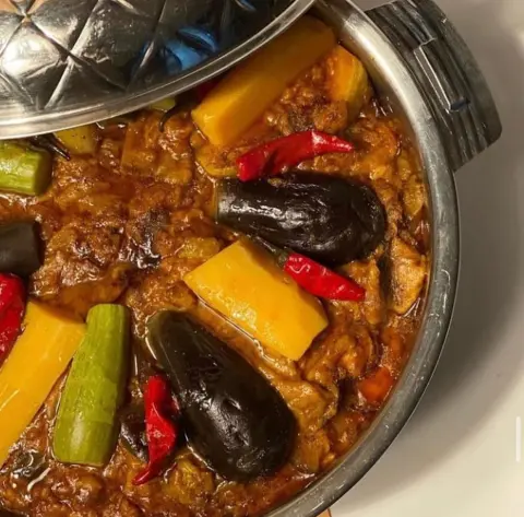 قرصان بالخضار المشكله