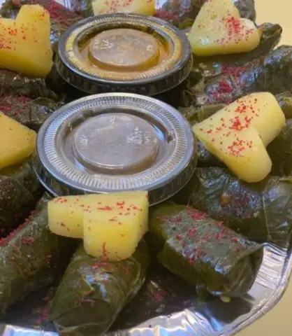 ورق عنب جاهز او مفرزن حسب الطلب