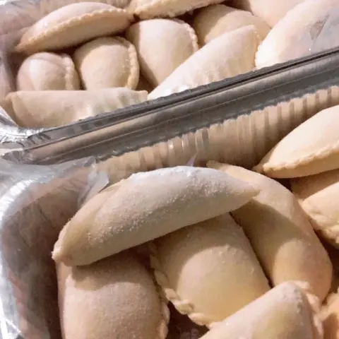 سمبوسه لحم جبن دجاج خضار مفرزن+مقلي