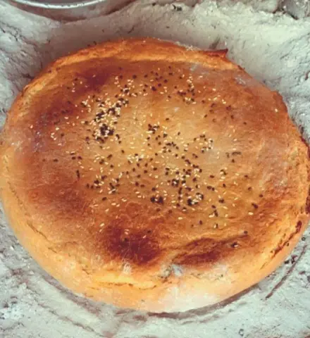خبزة صلاه في النار ( خبزة مله ) احجام مختلفه صغير/ وسط / كبيره