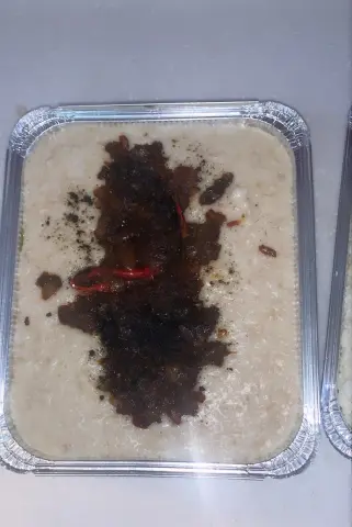 جريش ابيض الحجم القصديرة الكبيرة
