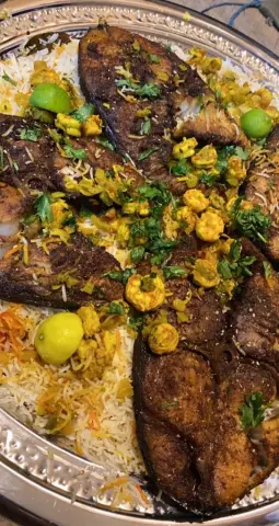 سمك كنعد وحشوة الربيان