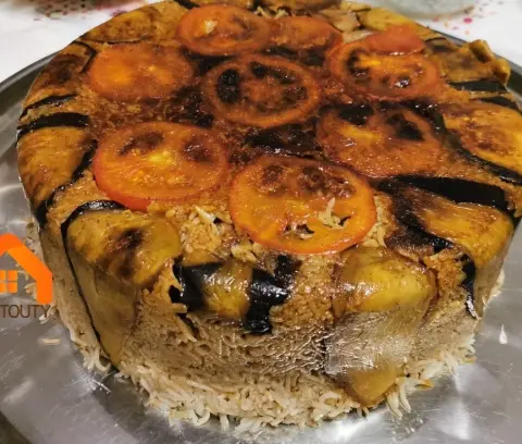 مقلوبة لحم او دجاج