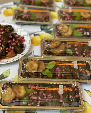 ورق عنب ذاايب وسبايسي.